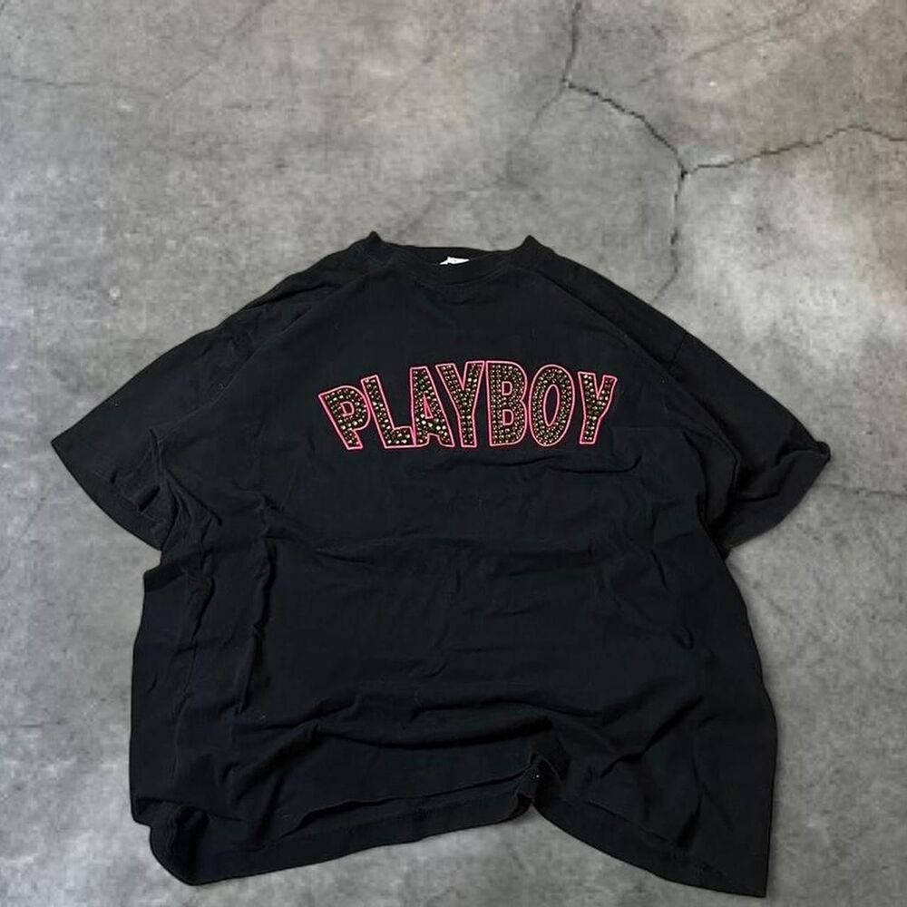 Playboy Men's Black T-shirt